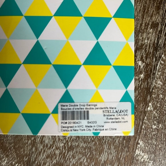 Stella & Dot Marie double drop earrings - Picture 5 of 6